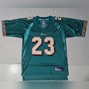 Jersey Reebok NFL Players RONNIE BROWN #23 MIAMI DOLPHINS Size Large Football